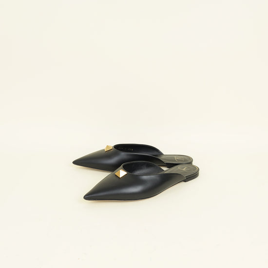 Valentino Black One Stud Mule 39.5
