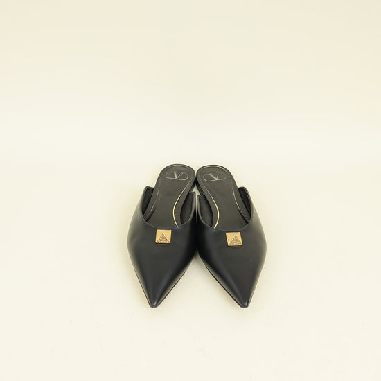 Valentino Black One Stud Mule 39.5