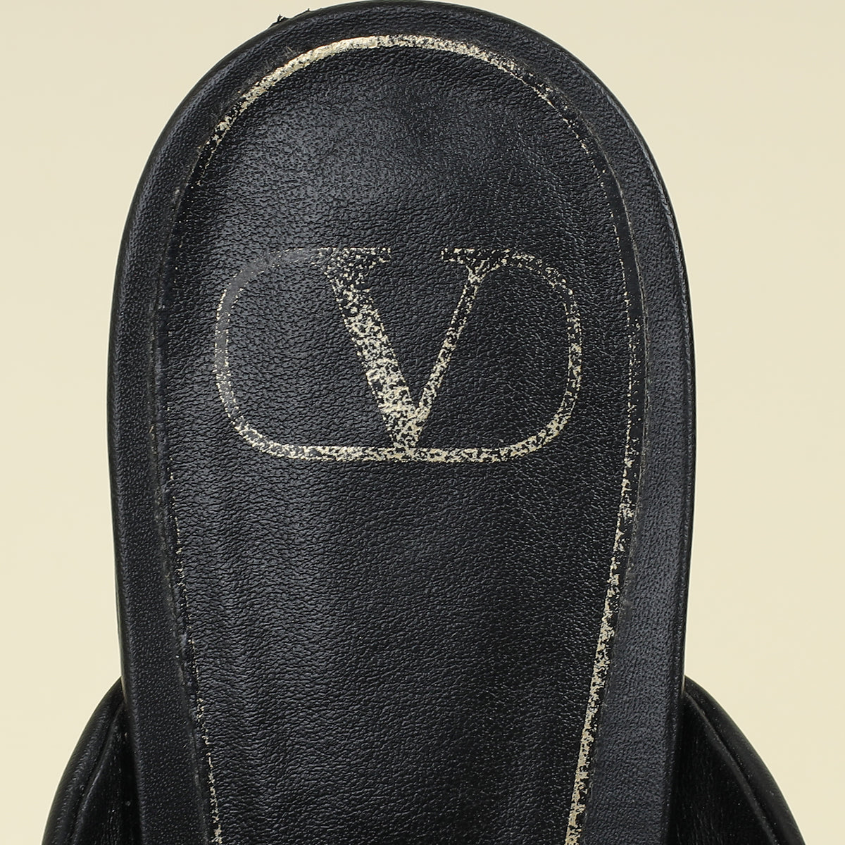 Valentino Black One Stud Mule 39.5