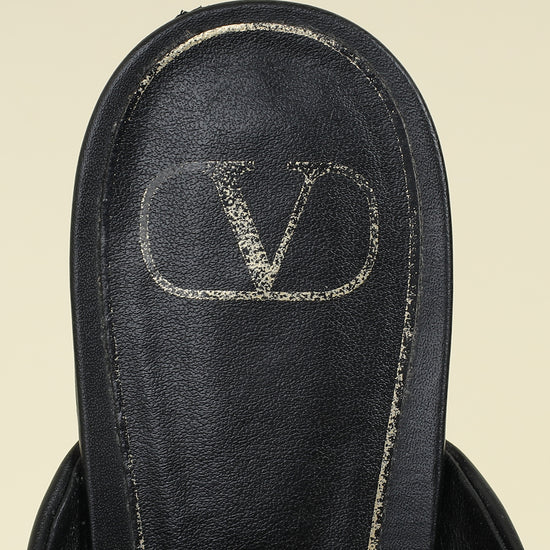 Valentino Black One Stud Mule 39.5