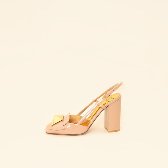 Valentino One Stud Slingback Pumps 39-Valentino-THE CLOSET