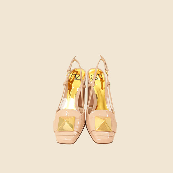 Valentino One Stud Slingback Pumps 39-Valentino-THE CLOSET