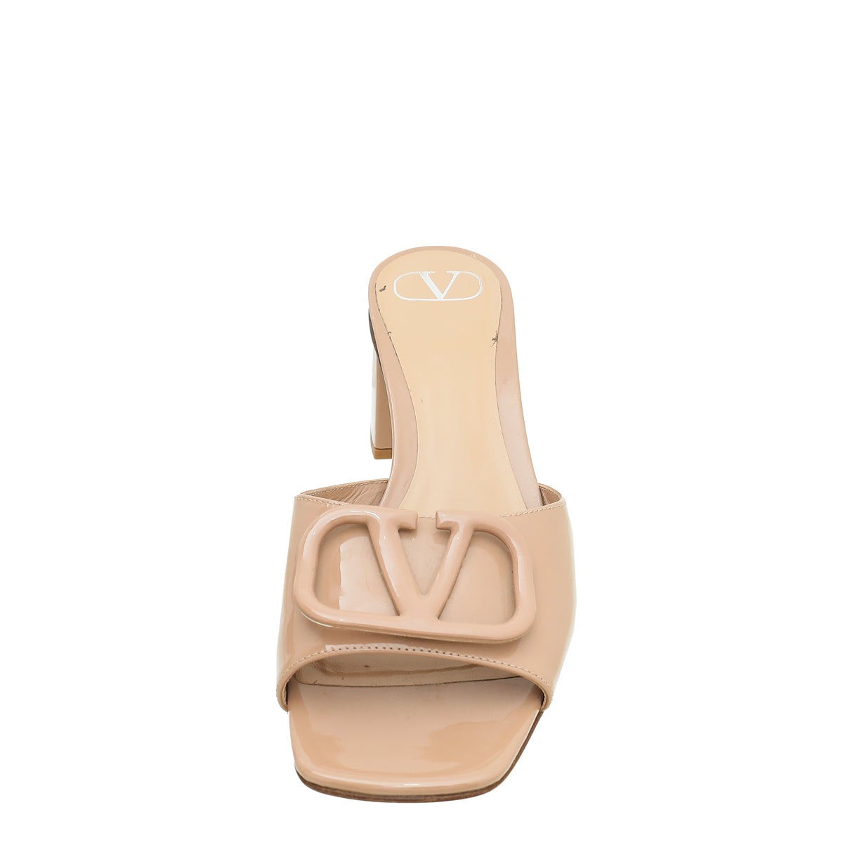 Valentino Poudre Vlogo Slide Mules 39-Valentino-THE CLOSET