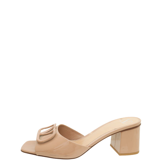 Valentino Poudre Vlogo Slide Mules 39