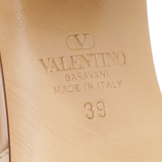 Valentino Poudre Vlogo Slide Mules 39