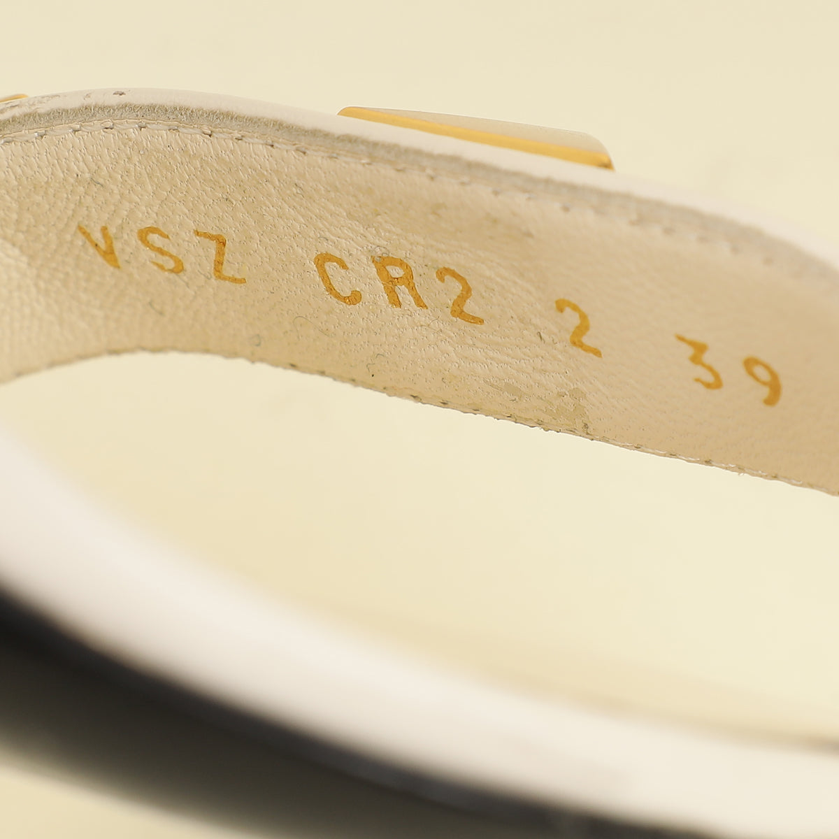 Valentino Light Ivory Roman Stud Ankle Strap 60mm Sandals 39-Valentino-THE CLOSET