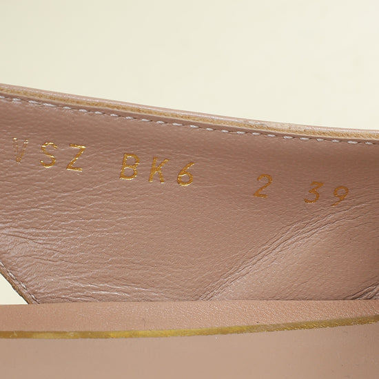 Valentino Nude Rockstud Slingback Pumps 39