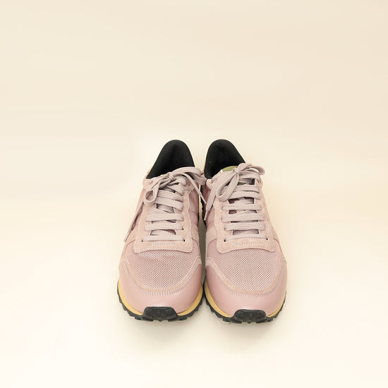 Valentino Lipstick Mauve Rockrunner Sneakers 42-Valentino-THE CLOSET
