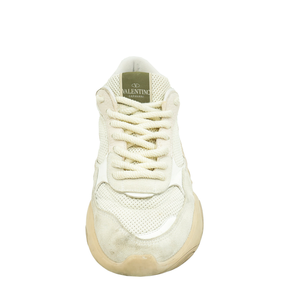 Valentino Cream Bubbleback Sneakers 44-Valentino-THE CLOSET