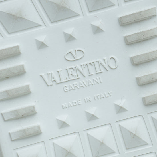 Valentino Bicolor Rockstud Untitled Sneakers 36