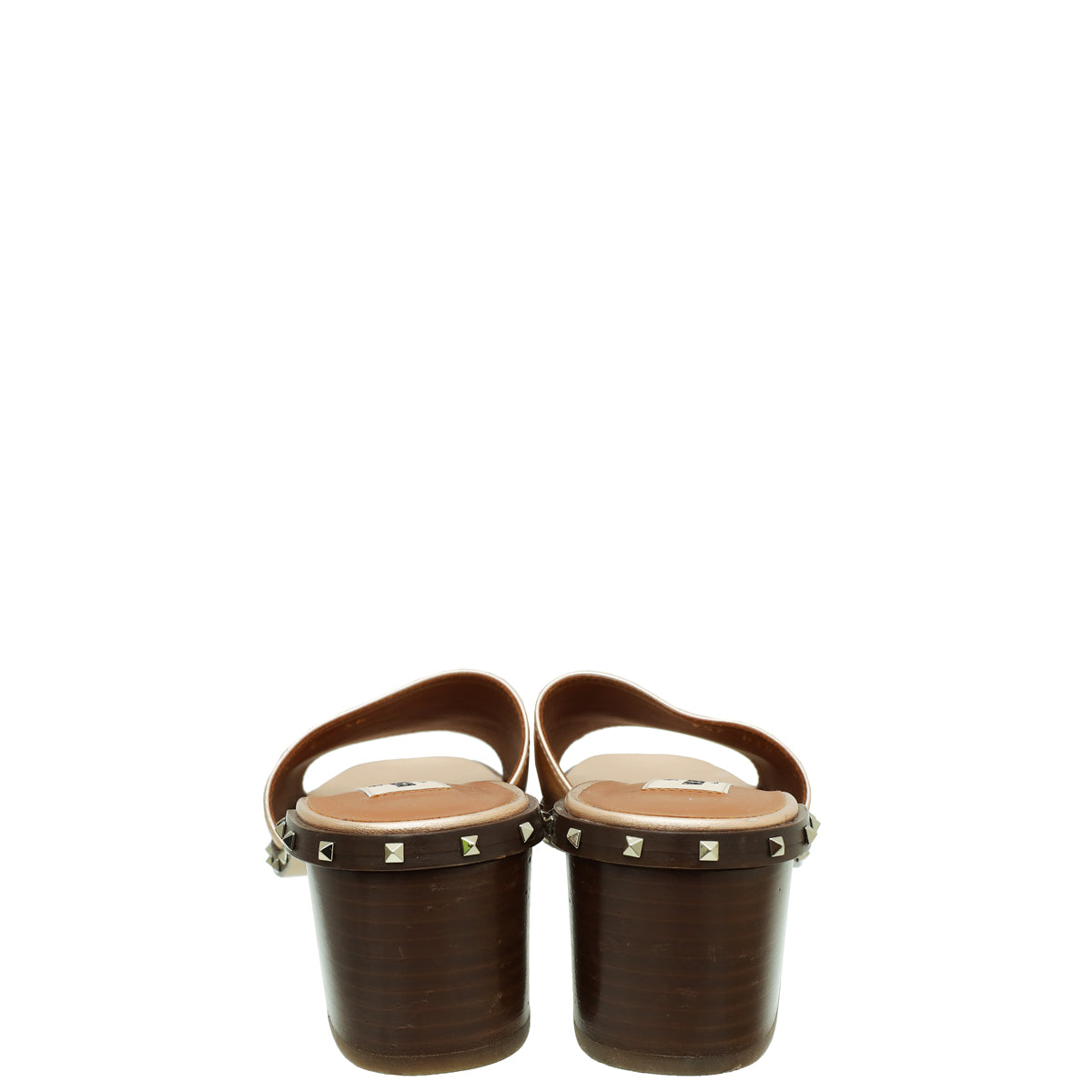 Valentino Rose Gold Soul Rockstud Mules 36