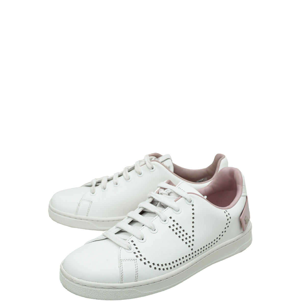 Valentino Bicolor Backnet Sneakers 37-Valentino-THE CLOSET