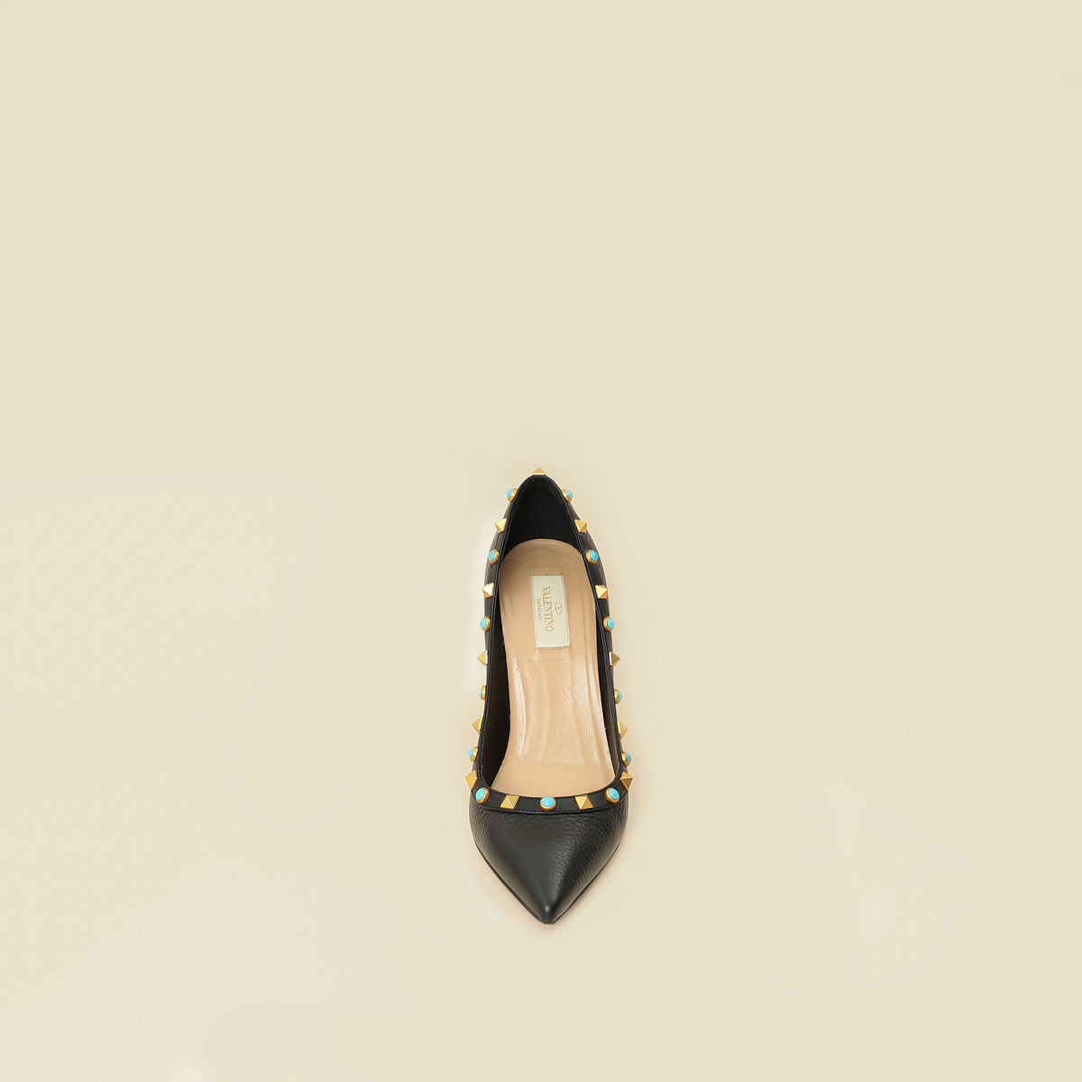 Valentino Rockstud Rolling Pumps 38.5-Valentino-THE CLOSET