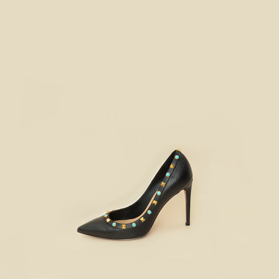 Valentino Rockstud Rolling Pumps 38.5-Valentino-THE CLOSET
