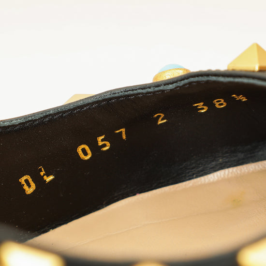 Valentino Rockstud Rolling Pumps 38.5-Valentino-THE CLOSET