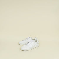 Valentino White VLogo Backnet Low Top Sneakers 38.5