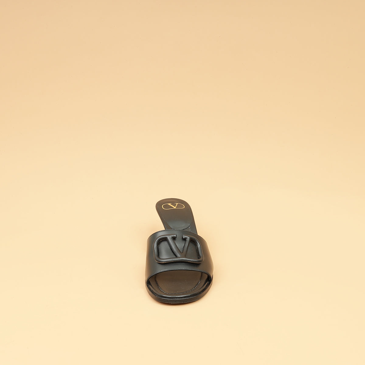 Valentino Black VLOGO 65 Heeled Mules 38-Valentino-THE CLOSET