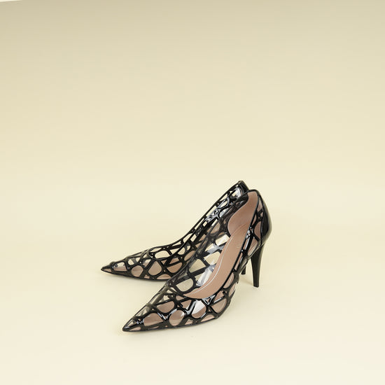 Valentino Bicolor Toile Iconographe 90 Pumps 39