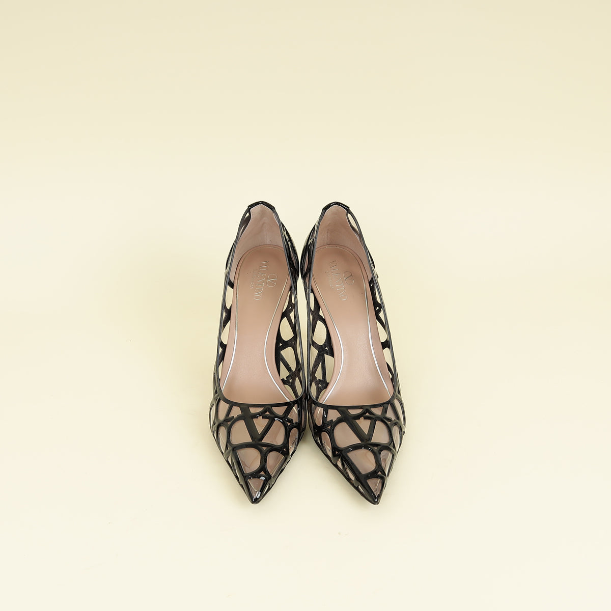Valentino Bicolor Toile Iconographe 90 Pumps 39
