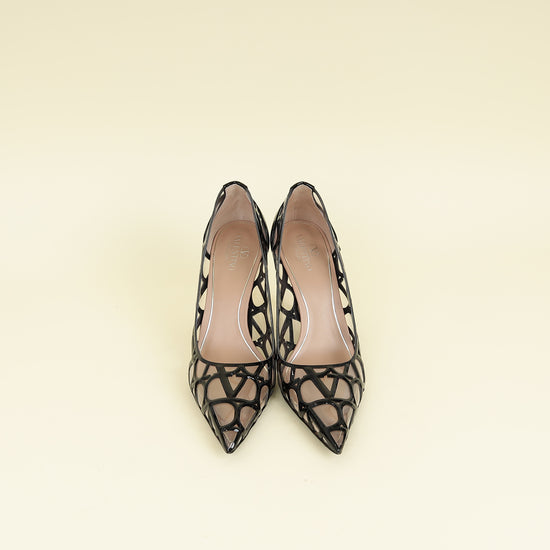 Valentino Bicolor Toile Iconographe 90 Pumps 39