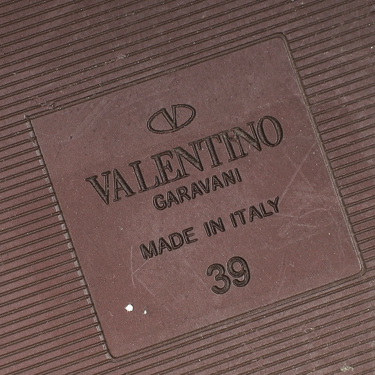 Valentino Burgundy Atelier 03 Rose Edition Flat Sandals 39