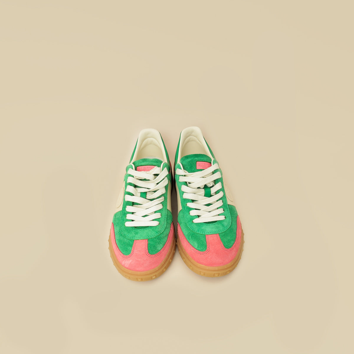 Valentino Bicolor Vlogo Upvillage Suede Sneaker 39-Valentino-THE CLOSET