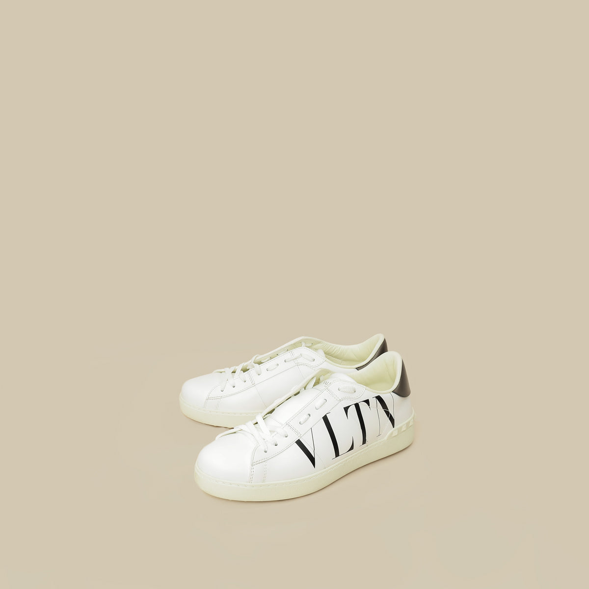 Valentino White VLTN Open Sneakers 40.5-Valentino-THE CLOSET