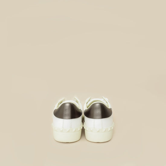 Valentino White VLTN Open Sneakers 40.5-Valentino-THE CLOSET