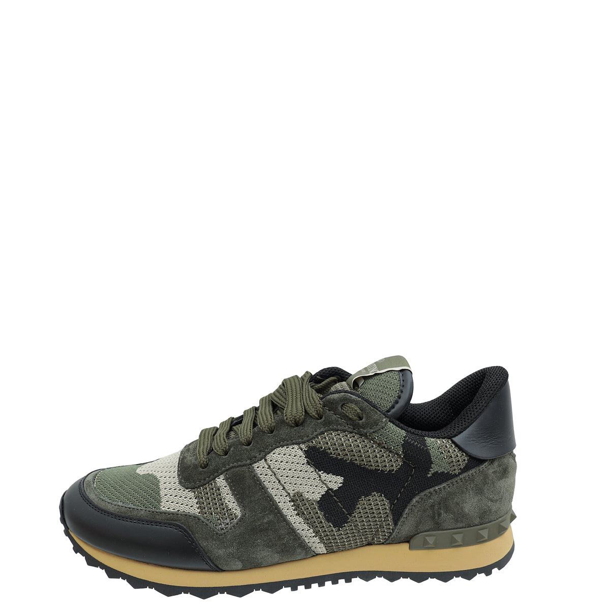 Valentino Bicolor Camouflage Rockrunner Sneaker 40