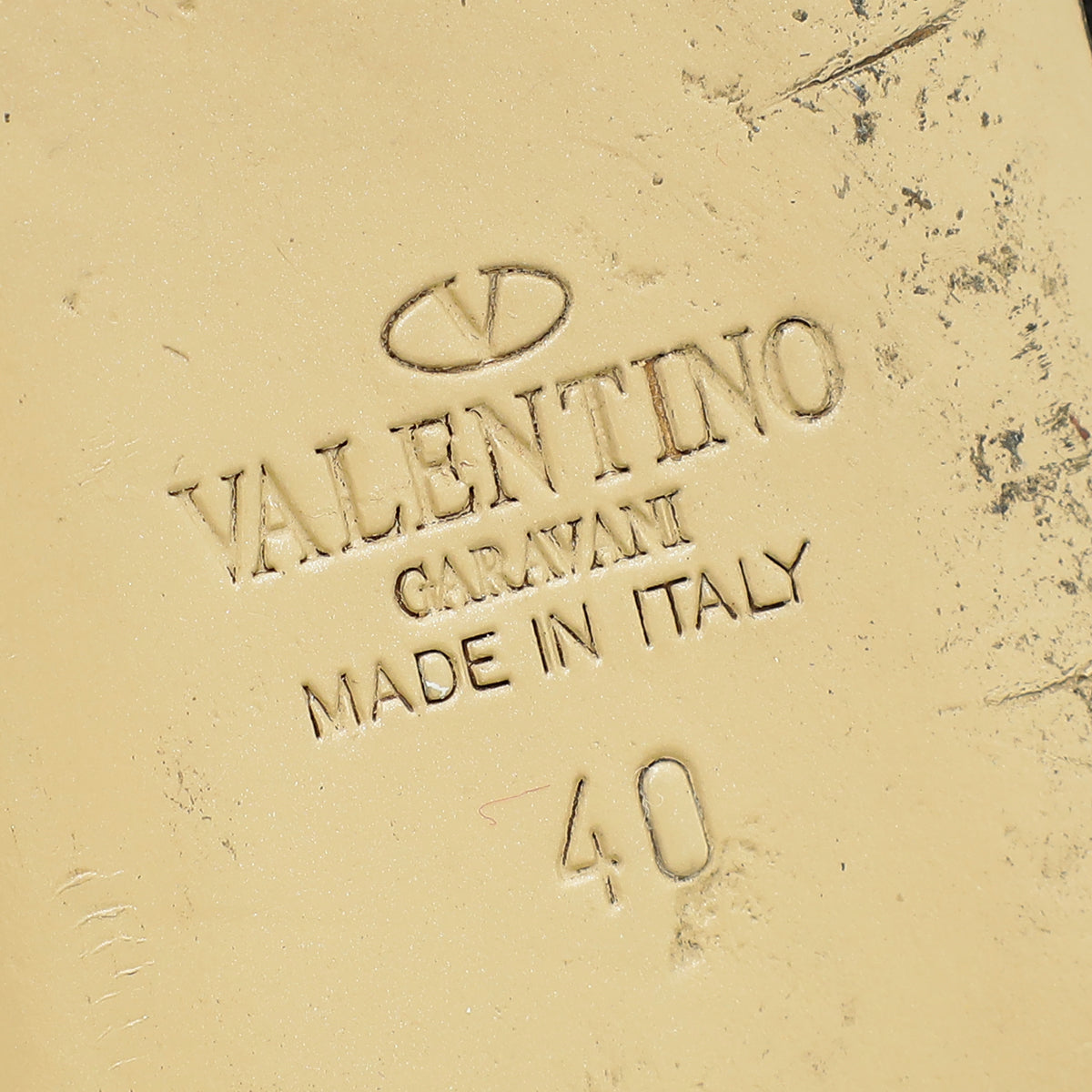 Valentino Black Rockstud Caged Ankle Strap Flats 40