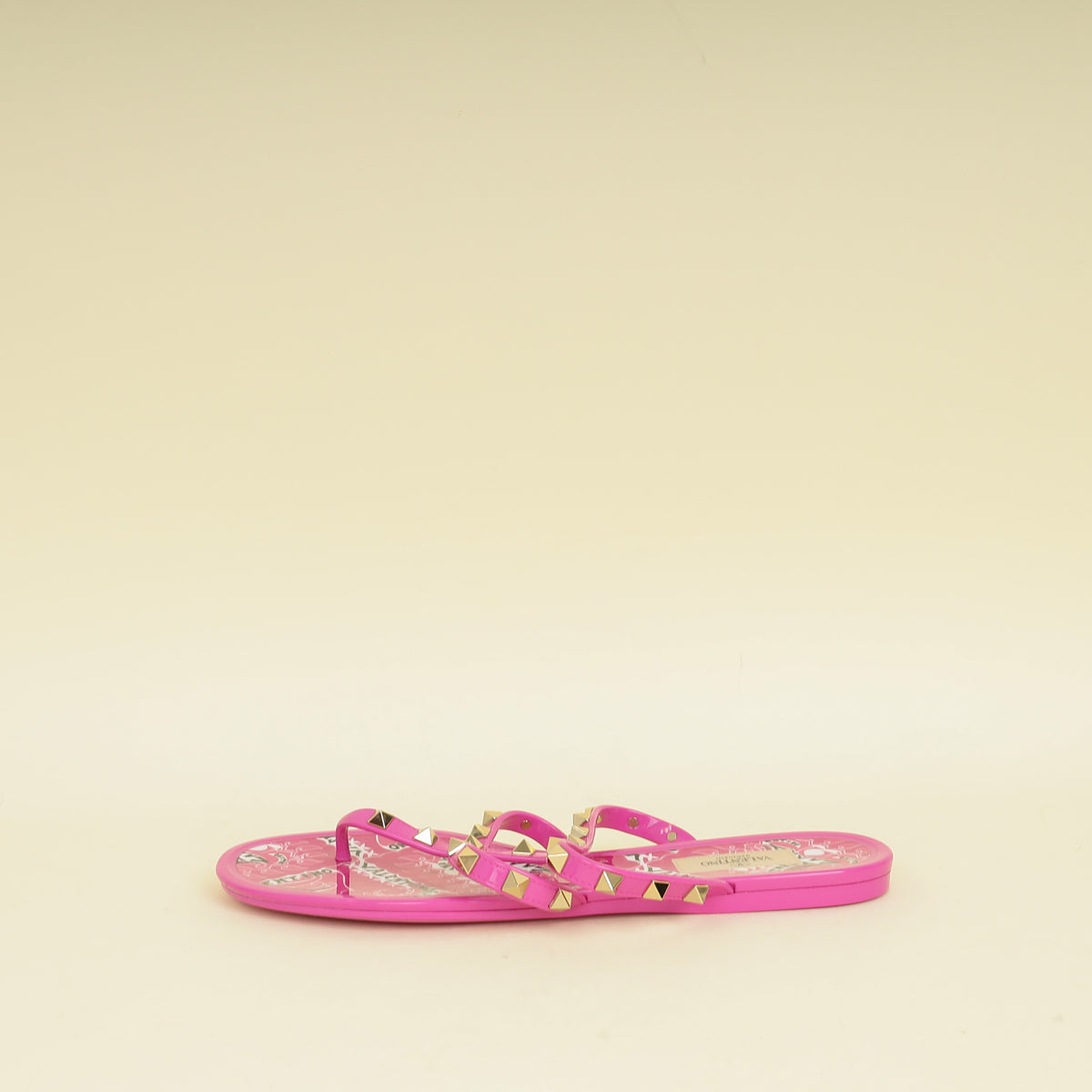 Valentino Bright Pink Summer Rockstud Sandals 40