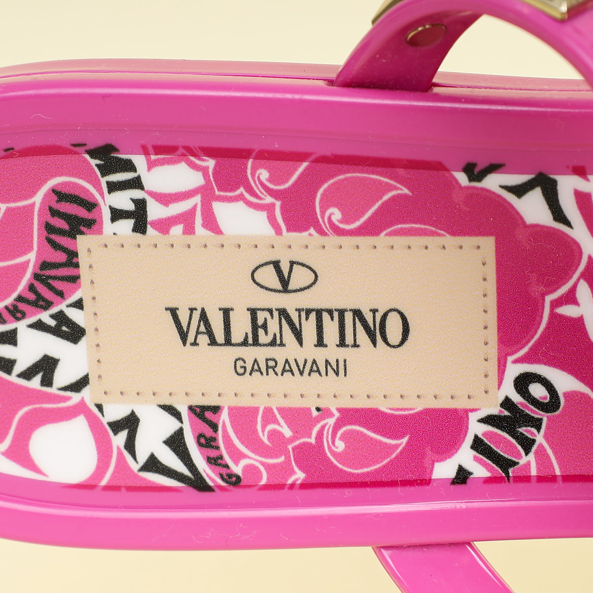 Valentino Bright Pink Summer Rockstud Sandals 40