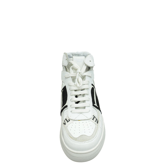 Valentino White VL7N Logo High Top Sneaker 41