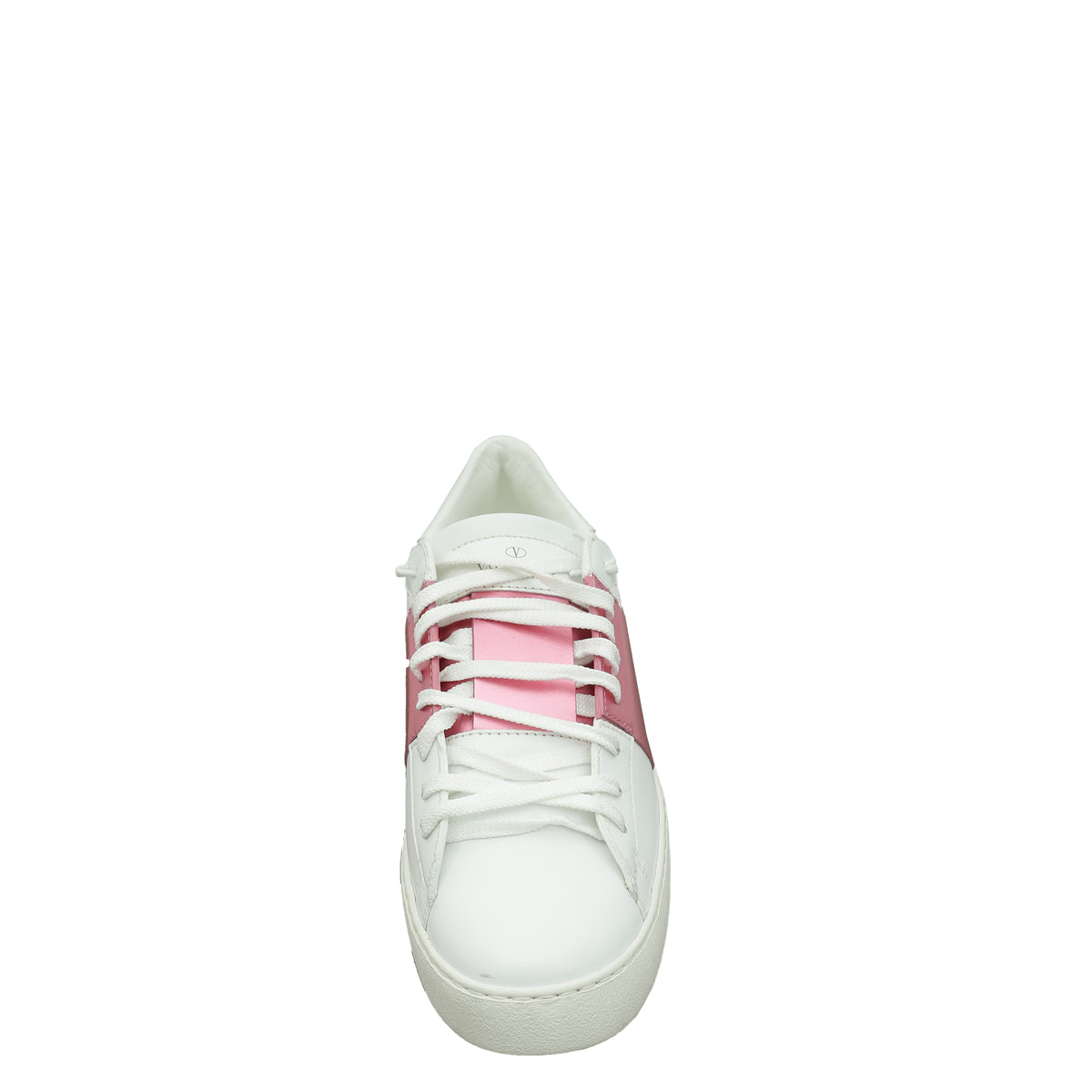 Valentino Bicolor Rockstud Open Sneaker 41