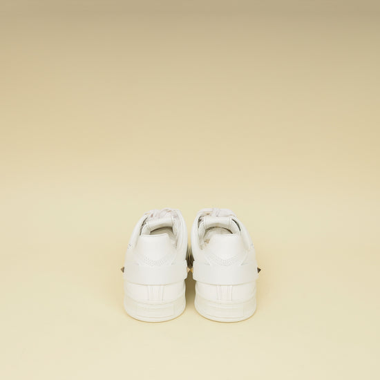 Valentino White VLOGO Backnet Sneakers 42-Valentino-THE CLOSET