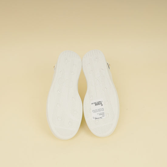 Valentino White VLOGO Backnet Sneakers 42-Valentino-THE CLOSET