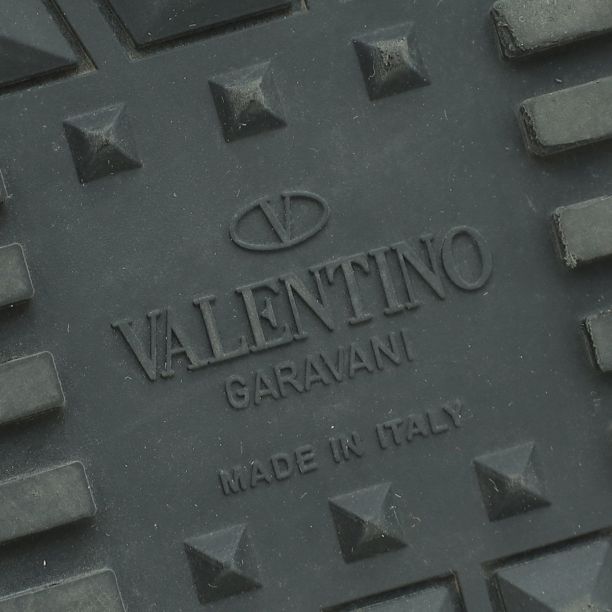 Valentino Black Mesh Suede Rockstud Sneaker 43