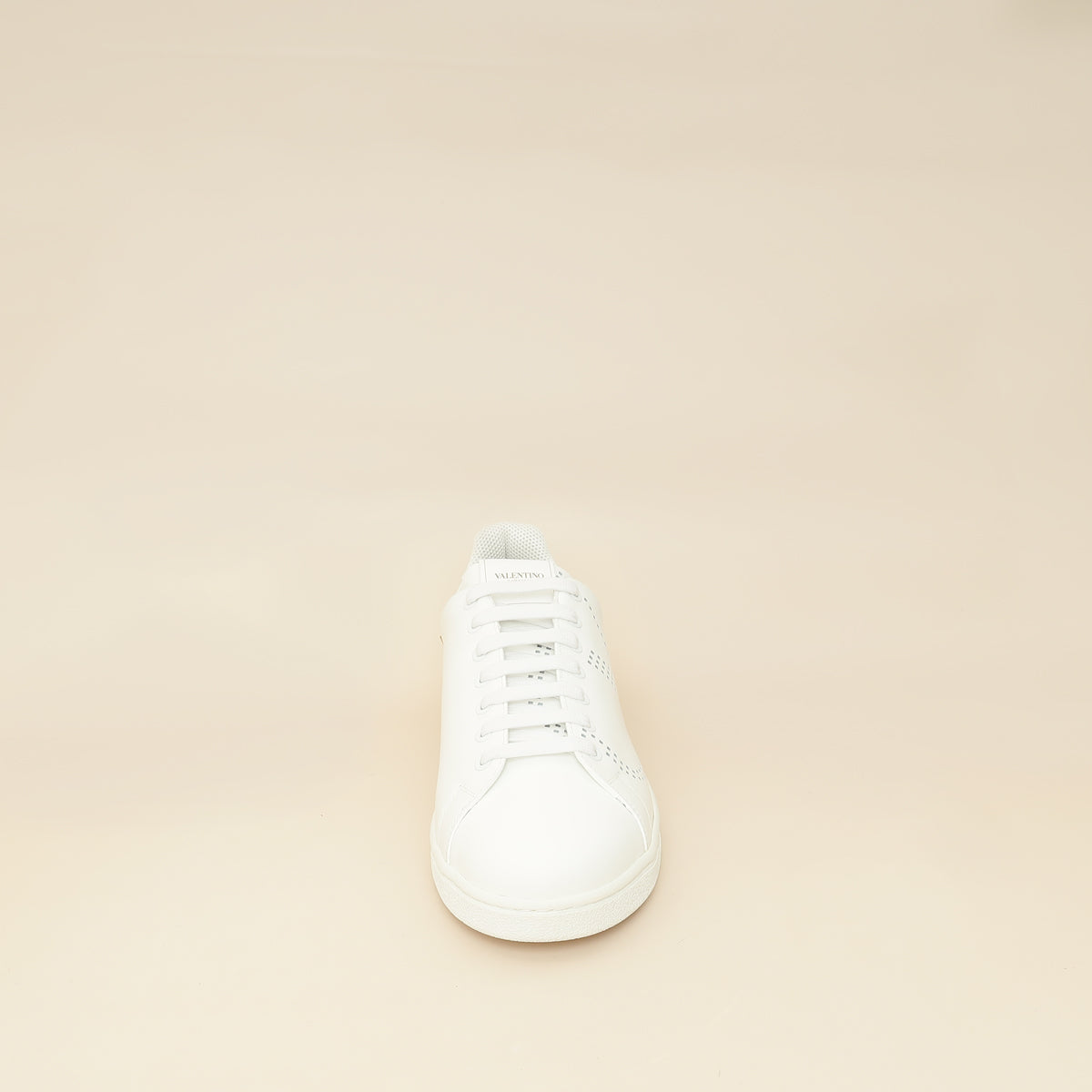 Valentino White Rockstud Backnet Sneaker 43-Valentino-THE CLOSET