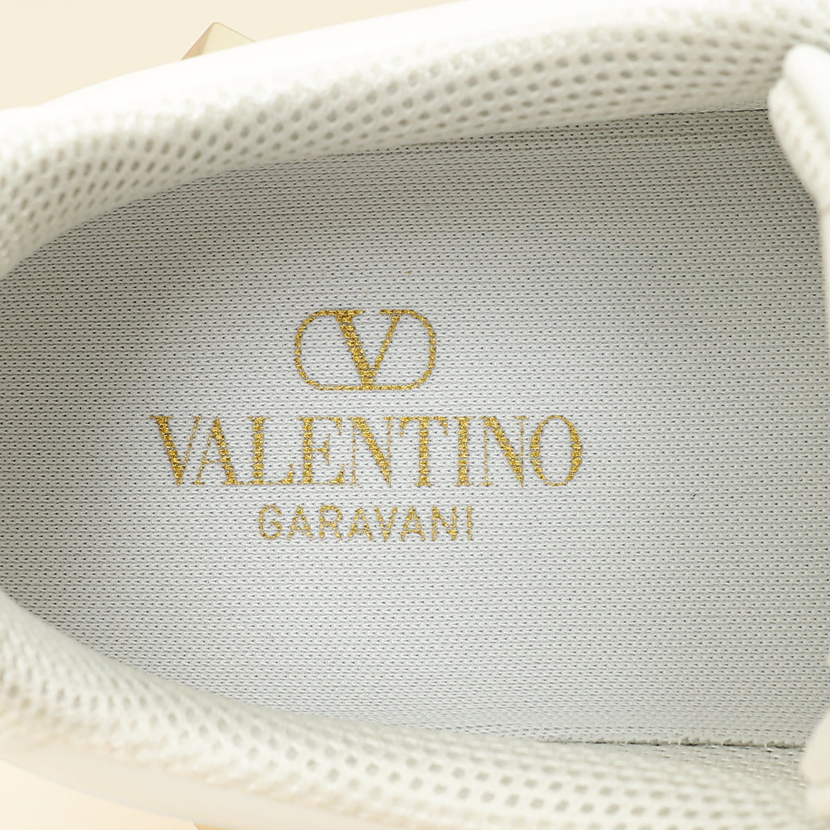 Valentino White Rockstud Backnet Sneaker 43-Valentino-THE CLOSET