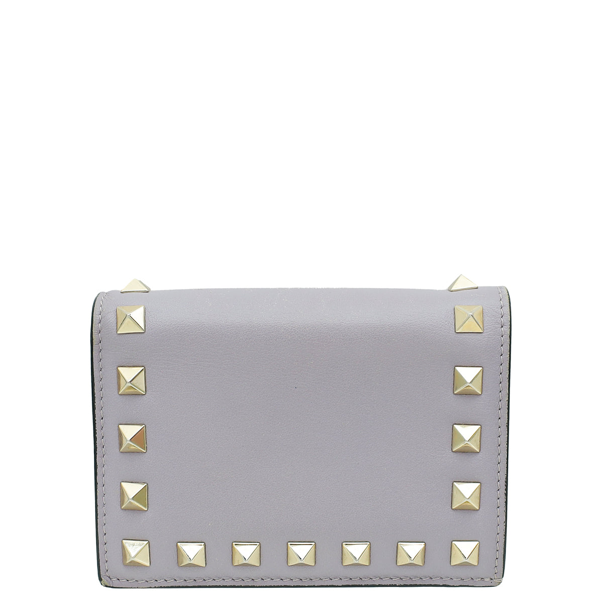 Valentino Light Lavander Small Rockstud Wallet-Valentino-THE CLOSET