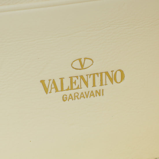 Valentino Neutral Roman Studs Chain Wallet