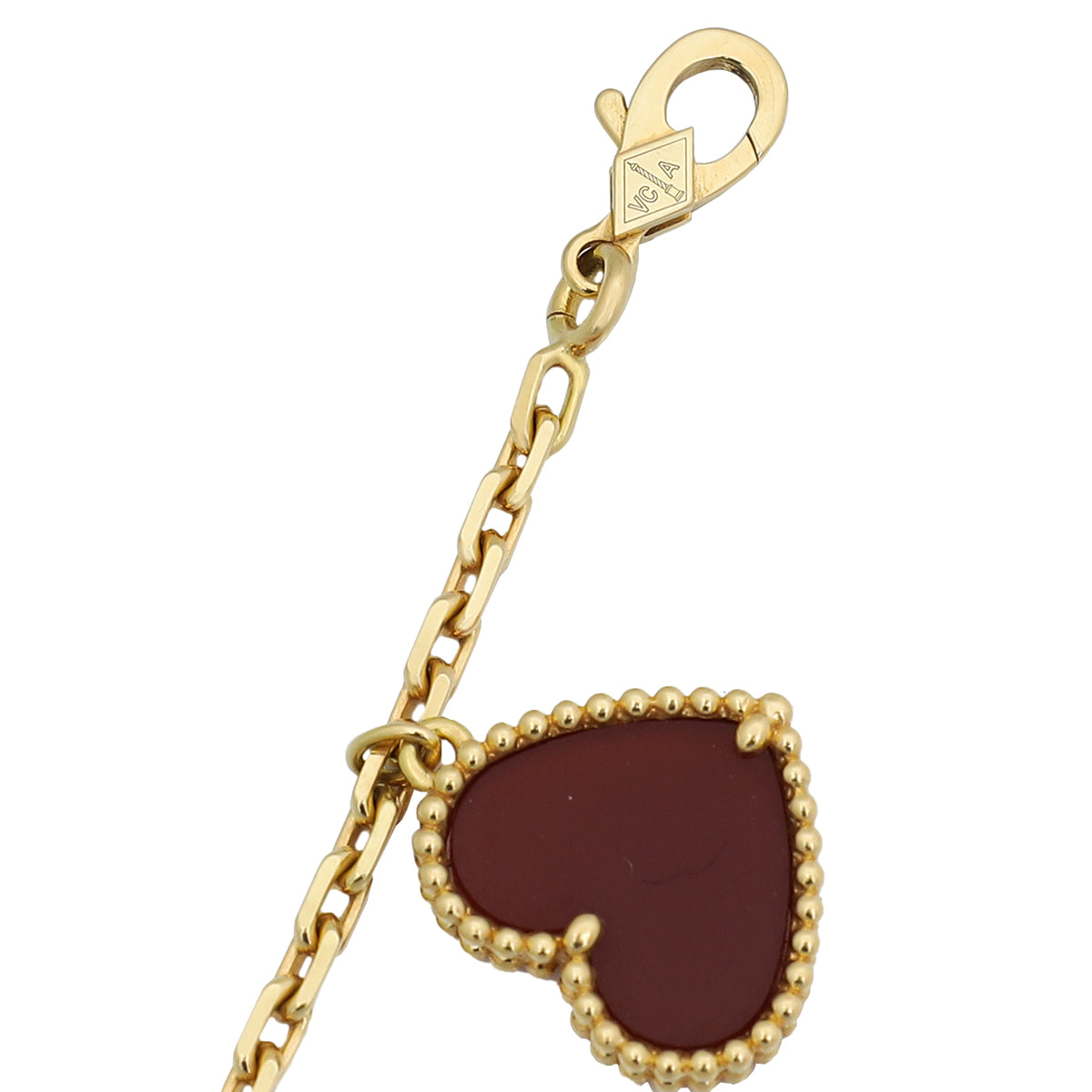 Van Cleef & Arpels 18K Yellow Gold Lucky Alhambra 4 Motifs Bracelet-Van Cleef & Arpels-THE CLOSET