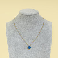 Van Cleef & Arpels 18K Yellow Gold Vintage Alhambra Necklace