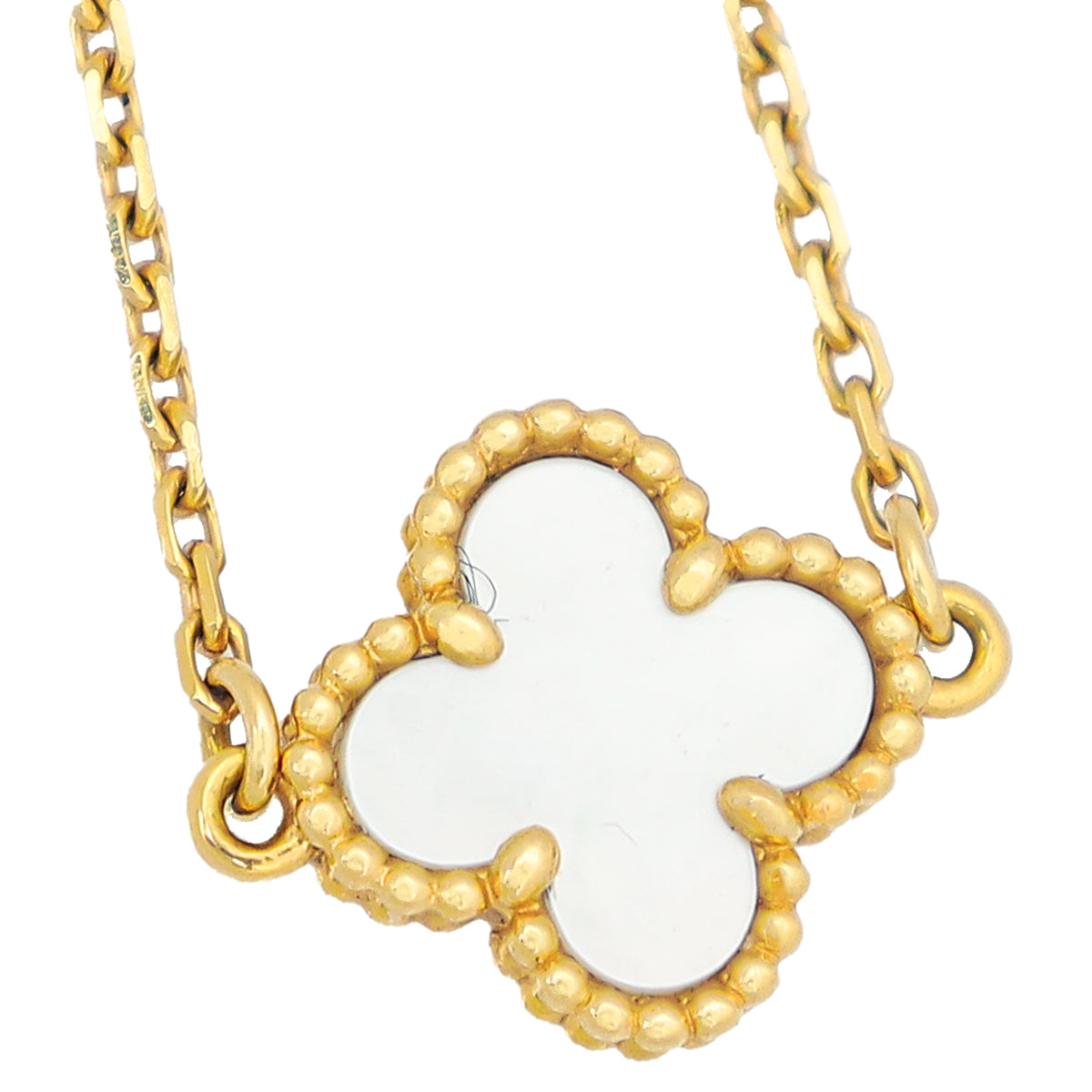 Van Cleef & Arpels 18K Yellow Gold MOP Sweet Alhambra Bracelet-Van Cleef & Arpels-THE CLOSET