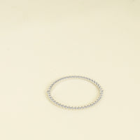 Van Cleef & Arpels 18K White Gold Perlée Pearls Medium Model Bracelet