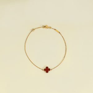 Van Cleef & Arpels 18K Rose Gold Sweet Alhambra Bracelet
