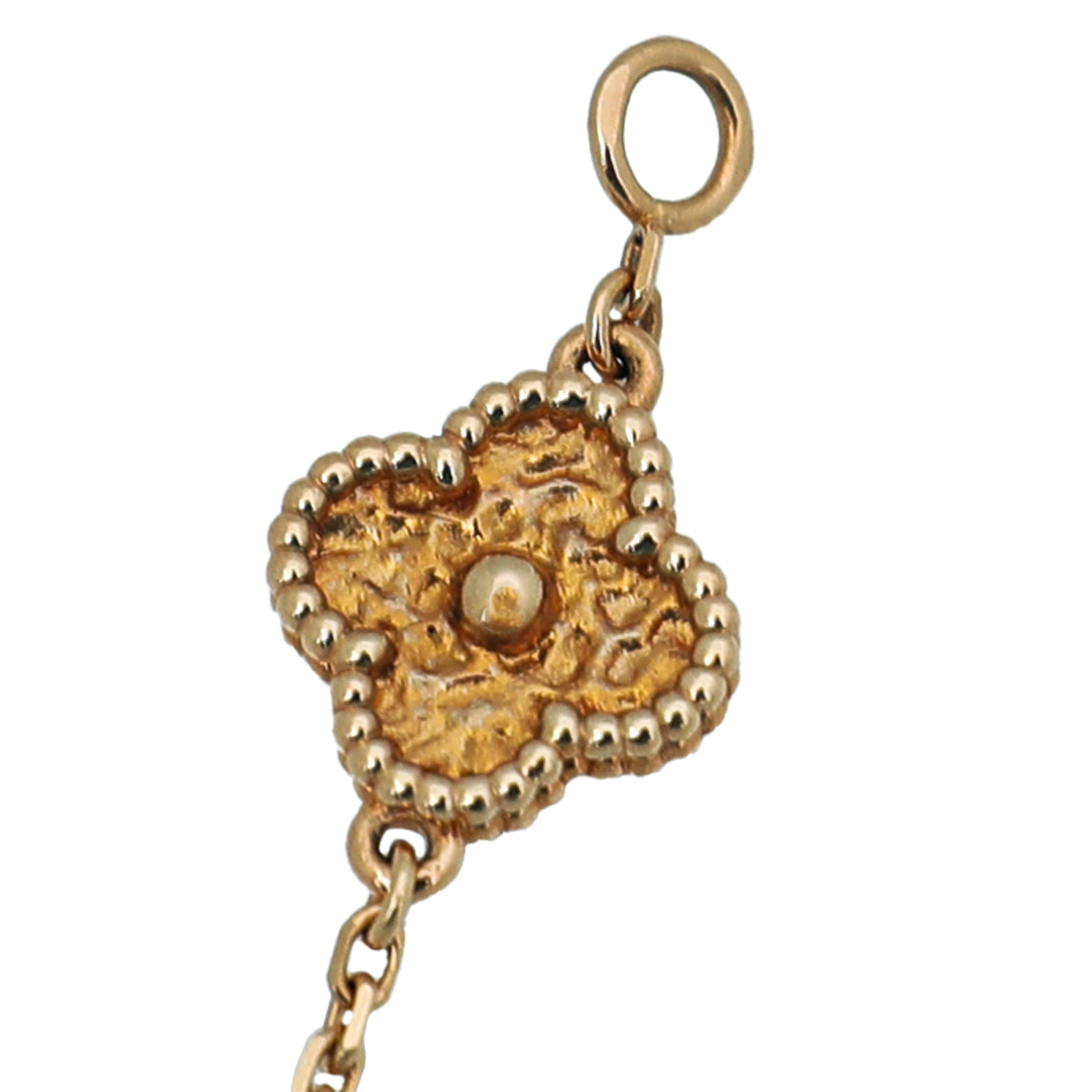 Van Cleef & Arpels 18K Pink Gold 6 Motifs Sweet Alhambra Bracelet