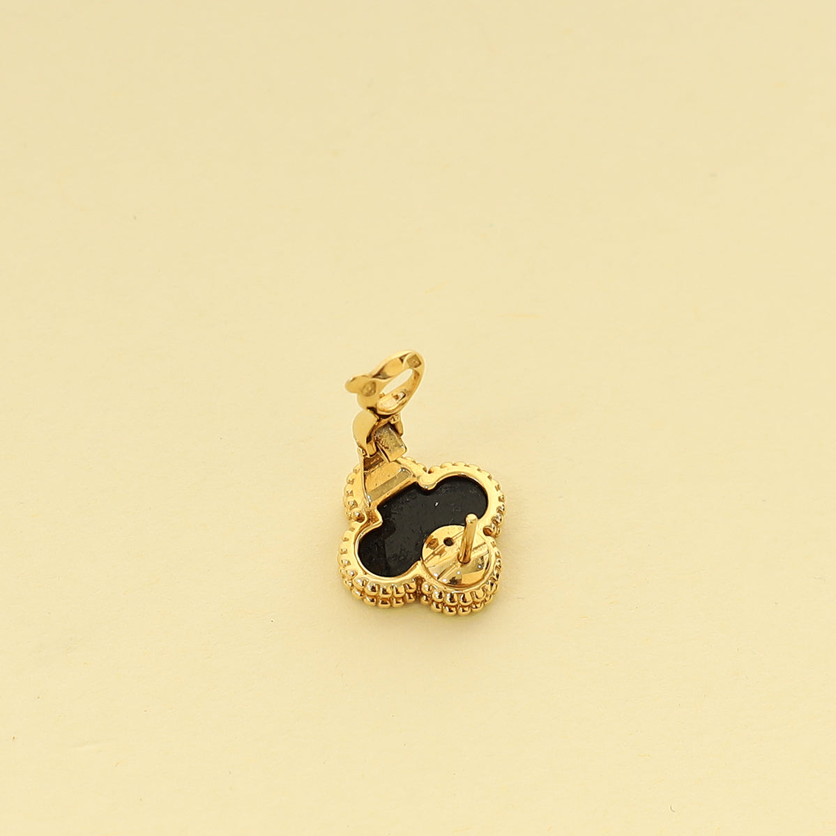 Van Cleef & Arpels Vintage Alhambra Onyx Earrings