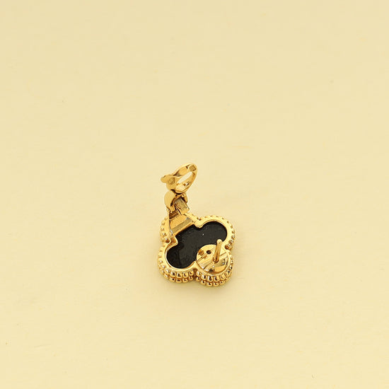 Van Cleef & Arpels Vintage Alhambra Onyx Earrings