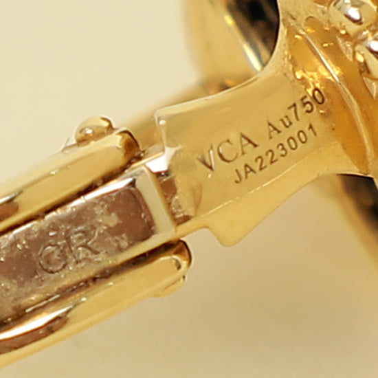 Van Cleef & Arpels Vintage Alhambra Onyx Earrings